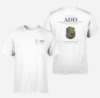 Thumbnail for Addis Ababa Airport (ADD) design printed on white double-side t-shirt