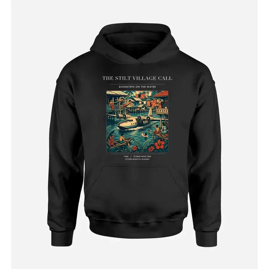 VINTAGE G4275 - The Stilt Village Call - Premium Hoodie design on black premium
