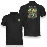 Thumbnail for KRABI - Poster - Double-Side Polo - Black