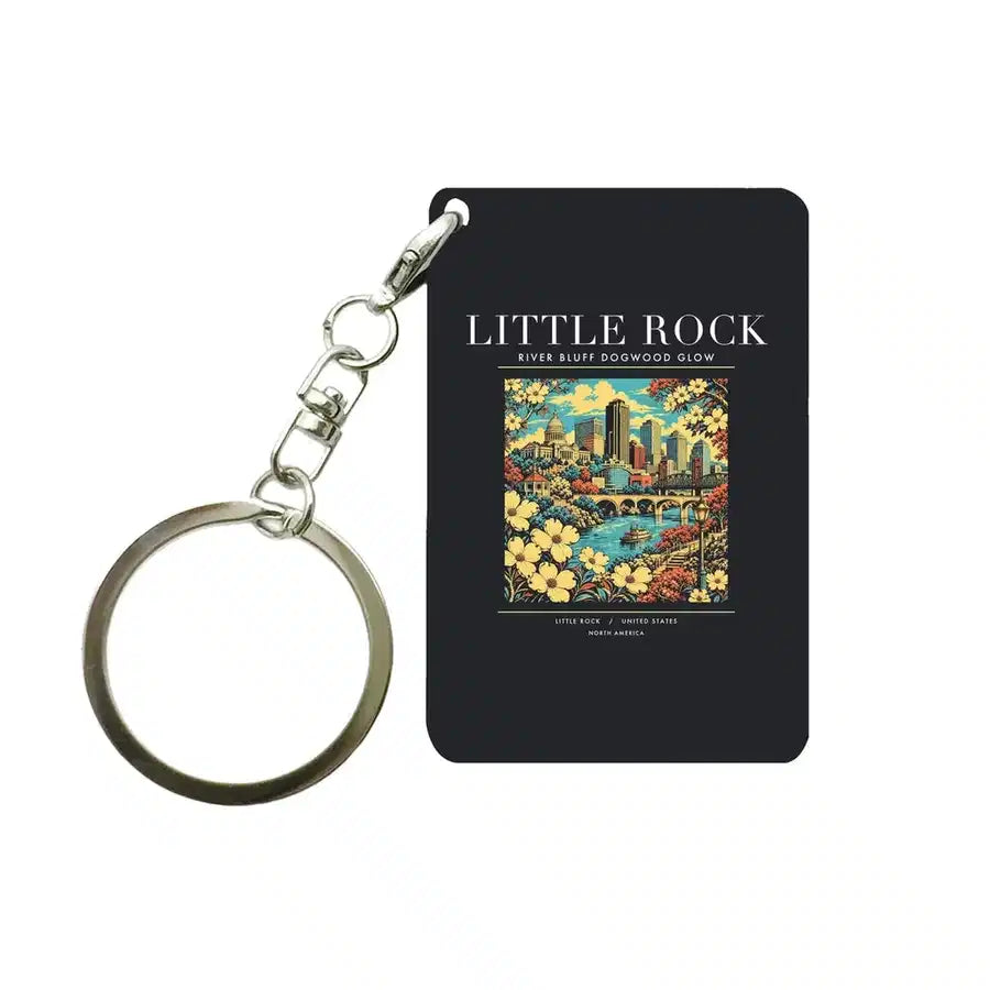 LITTLE ROCK - Poster - Key Chain - Black