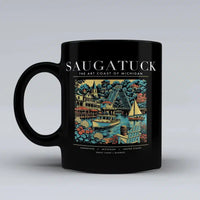 Thumbnail for SAUGATUCK - Poster - Mug - Black