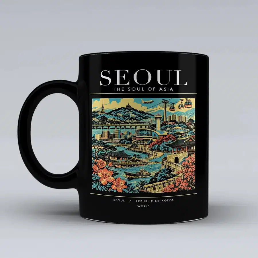 SEOUL - Poster - Mug - Black
