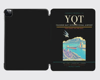 Thumbnail for Thunder Bay International Airport (YQT) design on black ipad tablet case