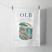 Thumbnail for Olbia Costa Smeralda Airport (OLB) design on white towel