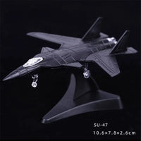 Thumbnail for Su-47 Berkut (Golden Eagle) Fighter Jet (Su-47) Airplane Assembly Model Puzzle Building Mini Plastic Random color aviation th.