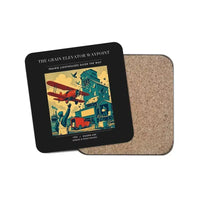 Thumbnail for The Grain Elevator Waypoint - Designed Coasters design on black 1-piece