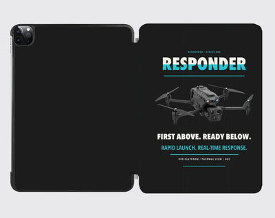 BRINC Responder design on black ipad tablet case