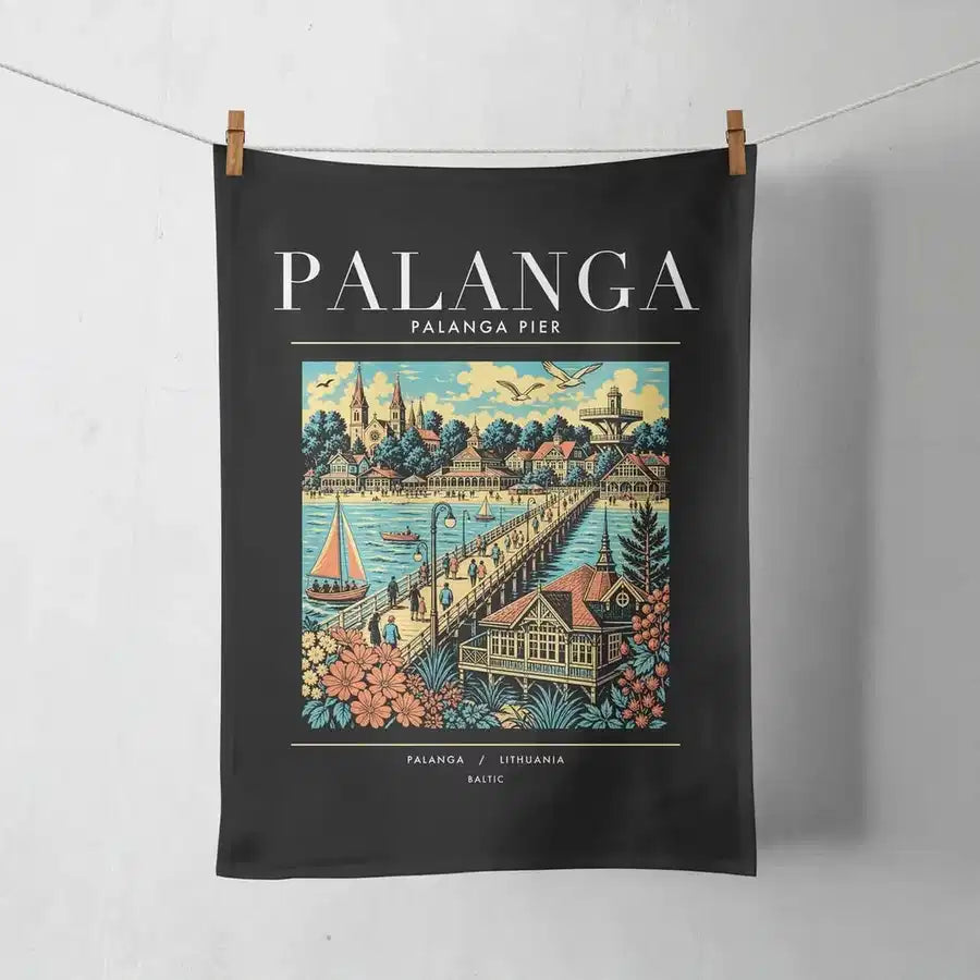 PALANGA - Poster - Towel - Black