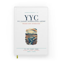 Thumbnail for YYC Calgary International Airport (YYC) design on white notebook
