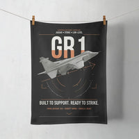 Thumbnail for SEPECAT Jaguar GR1 design on black towel