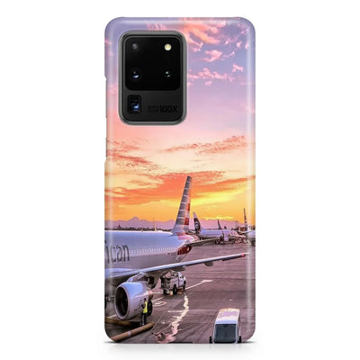 Airport Photo During Sunset Samsung Case