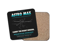 Thumbnail for Freefly Astro Max design on black 1 piece coaster