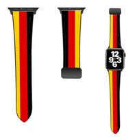 Thumbnail for Germany Flag leather apple watch band