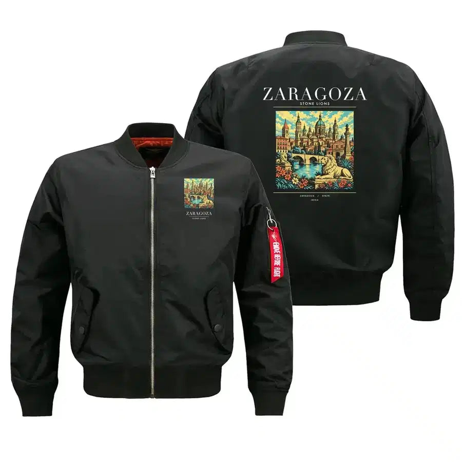 ZARAGOZA - Poster - Bomber Jacket - Black