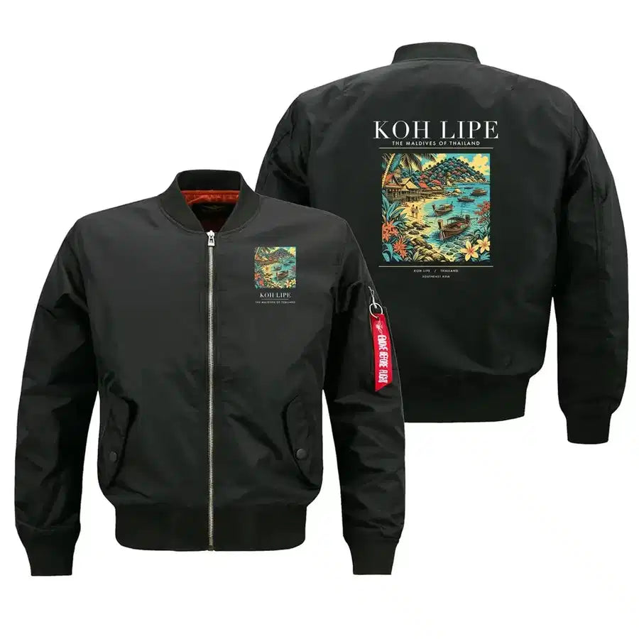KOH LIPE - Poster - Bomber Jacket - Black