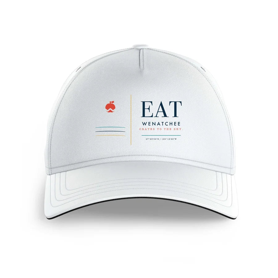 Pangborn Memorial Airport EAT — Wenatchee (EAT) design on white printed hat