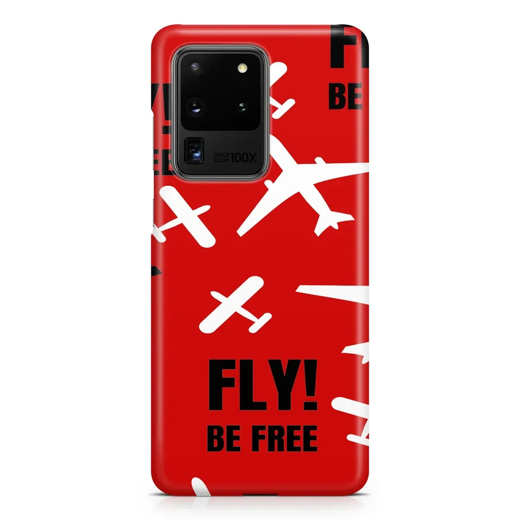 Fly Be Free Red Samsung Case