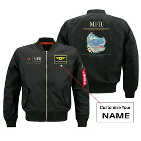 Rogue Valley International–Medford Airport (MFR) Bomber Jacket