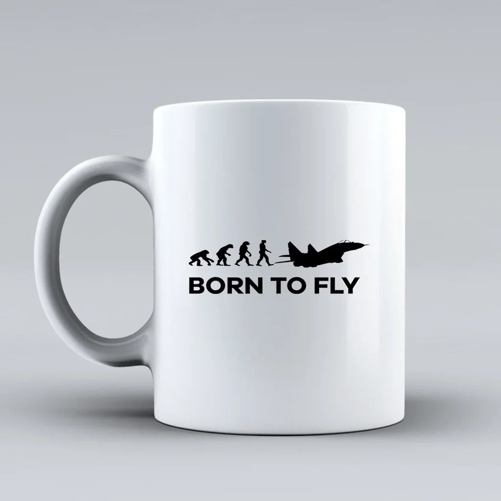 Customisable Born to Fly Mug - view 2