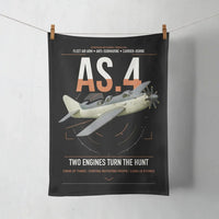 Thumbnail for Fairey Gannet AS.4 design on black towel