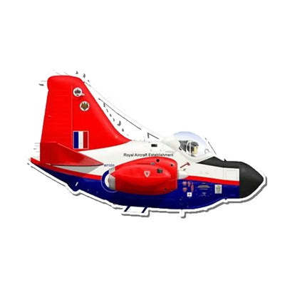 B-57 Canberra Bomber Airplanes sticker, Wide 6cm (2.3inches)