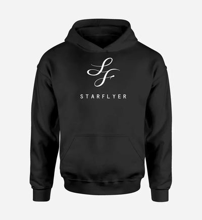 StarFlyer Airlines logo printed on black hoodie