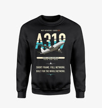 Thumbnail for Airbus A319ceo design on black sweatshirt