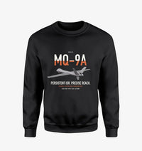 Thumbnail for MQ-9A Reaper design on black sweatshirt