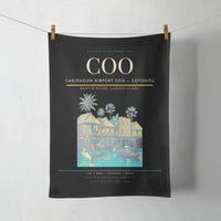 Thumbnail for Cadjehoun Airport (COO) design on black towel