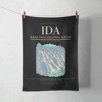 Thumbnail for Idaho Falls Regional Airport (IDA) design on black towel