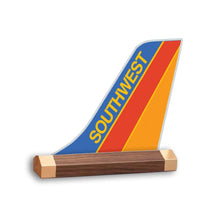 Thumbnail for Southwest Airlines Tail Logo Desk Models aviation design on premium acrylic and metal 3D airplane tail craft.