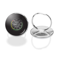 Thumbnail for Airplane Instruments-Airspeed aviation ring in stainless steel.