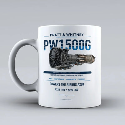 Mug design on white pw1500g