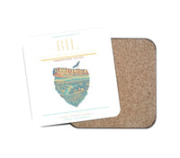 Thumbnail for Billings Logan International Airport BIL Coaster 1-Piece - White
