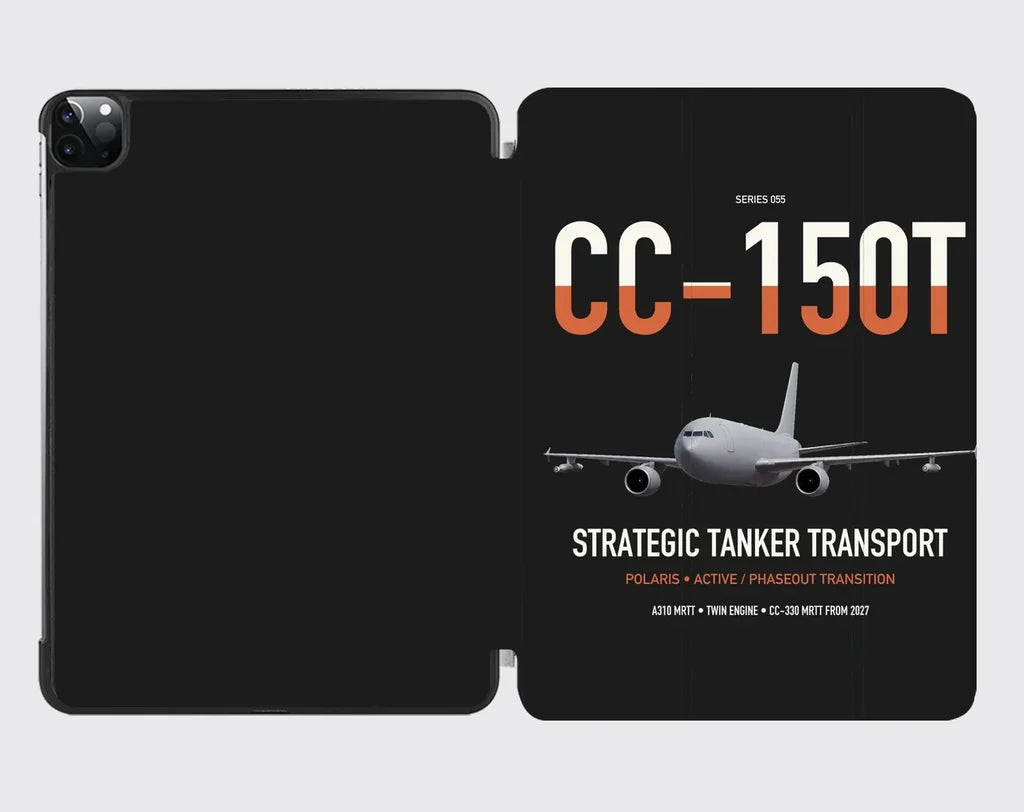 Airbus CC-150T Polaris design on black ipad tablet case