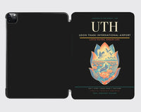 Thumbnail for Udon Thani International Airport (UTH) design on black ipad tablet case