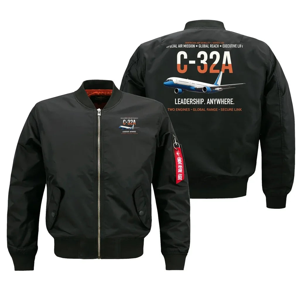 C-32A SPECIAL AIR MISSION design on black bomber