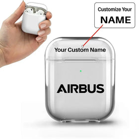 Airbus & Text AirPods Cases