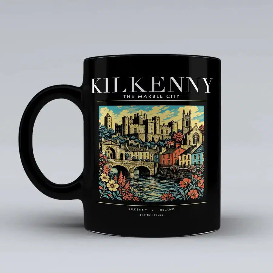 KILKENNY - Poster - Mug - Black