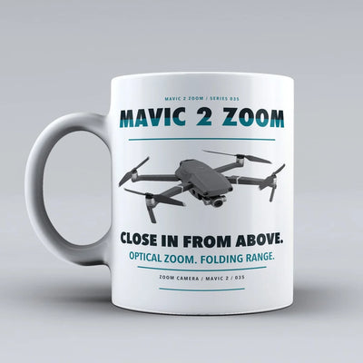 Mavic 2 Zoom Mug design on white dji