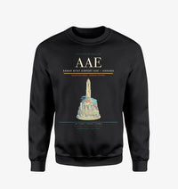 Thumbnail for Rabah Bitat Airport (AAE) design on black sweatshirt