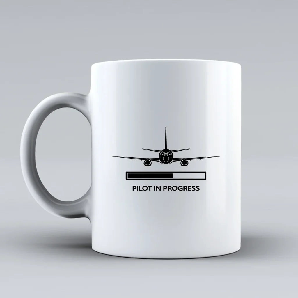 Customisable Pilot In Progress Mug - view 2