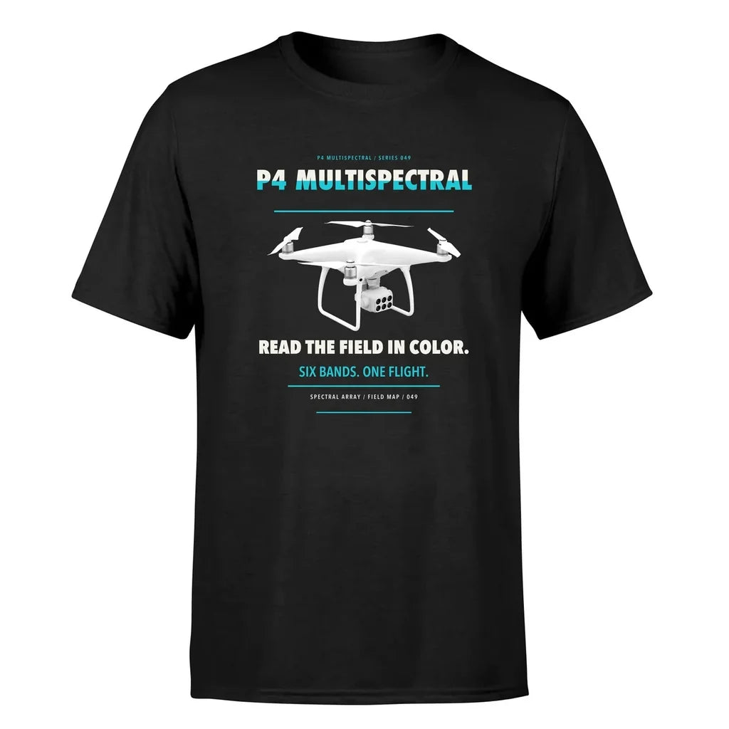 DJI P4 Multispectral design on black single side