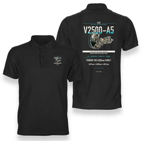 Pratt & Whitney V2500-A5 Engine Premium Polo T-Shirts