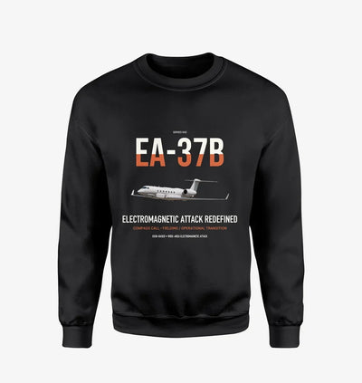 EA-37B Compass Call design on black sweatshirt