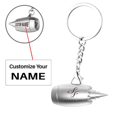 Customisable StarFlyer Airlines Jet Engine Key Chain