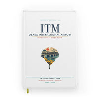 Thumbnail for Osaka International Airport (ITM) design on white notebook