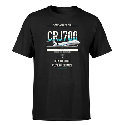 CRJ700 design on black single side