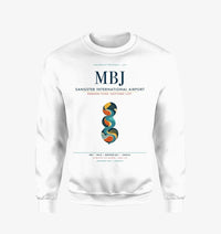 Thumbnail for Sangster International Airport (MBJ) design on white sweatshirt
