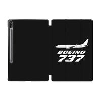 Thumbnail for The Boeing 737 aviation themed tablet case for Samsung tablet.